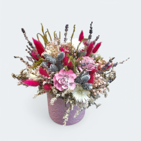 Dried Arrangement Pretty Pinks