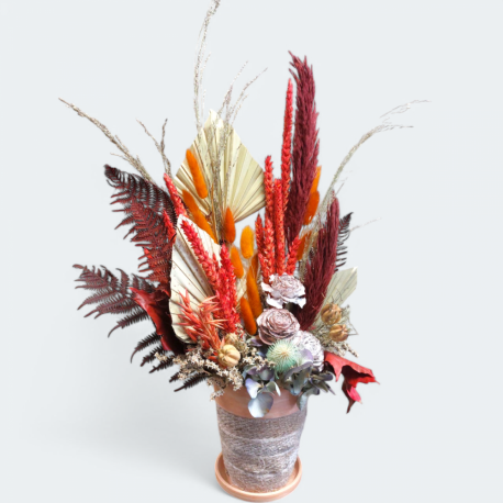 Dried Arrangement Amber Glow