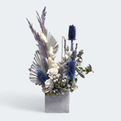 Dried Arrangement Silver Burst