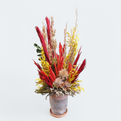 Dried Arrangement Amber Ambiance