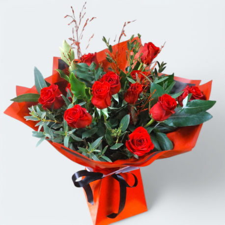 12 Red Rose Bouquet