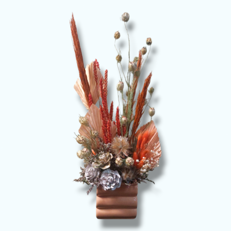 Dried Floral Arrangement Peaches