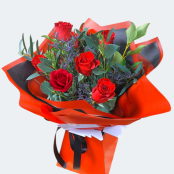 6 Red Rose Bouquet