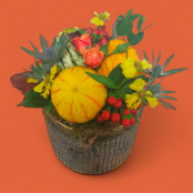 Halloween Pumpkin Pot